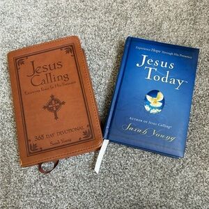 Jesus Calling and Jesus Today Devotional Books